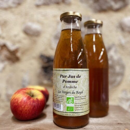 Jus de pomme d'Ardèche BIO - 75cl