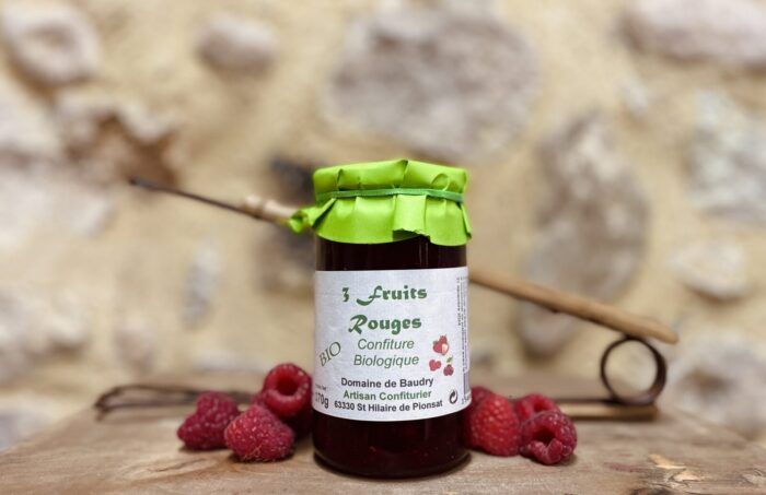 Confiture de fruits rouges BIO - 370g