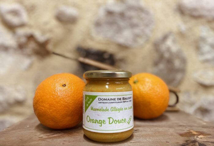 Confiture d'orange douce allégée et BIO - 240g