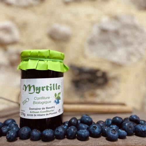 Confiture de myrtille BIO - 370g