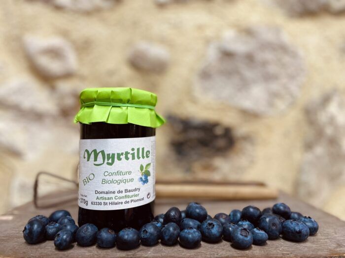 Confiture de myrtille BIO - 370g