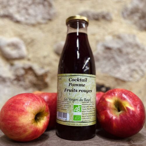 Cocktail pomme fruits rouges BIO - 75cl