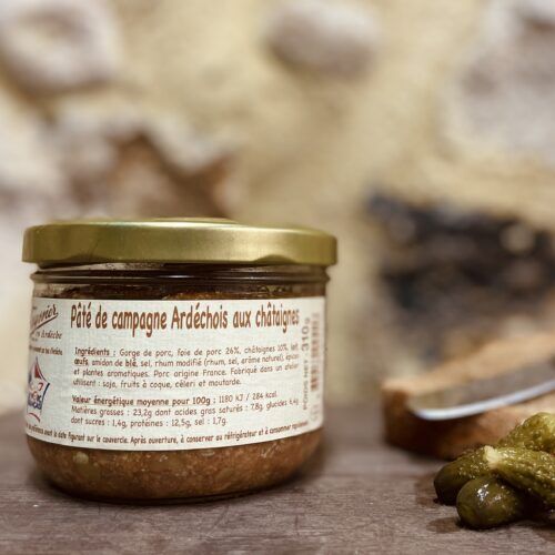Pâté de campagne aux châtaignes Ardèche - 310g