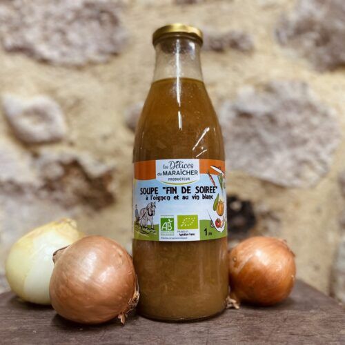 Soupe à l'oignon et au vin blanc ardéchoise BIO - 1L