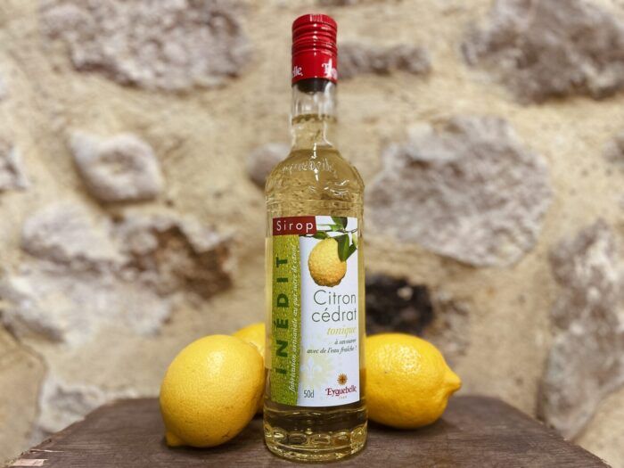 Sirop inédit citron cédrat - 50cl