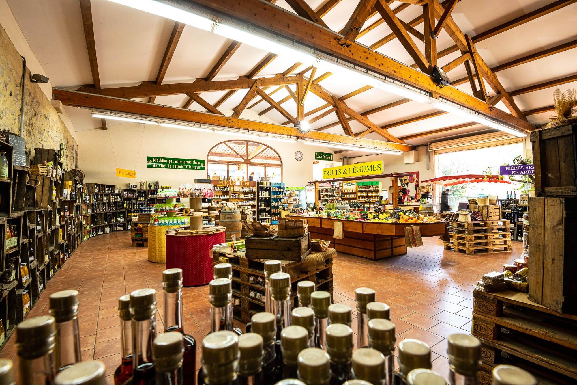 Cave et halles de l'Ardéchoise - Largentière